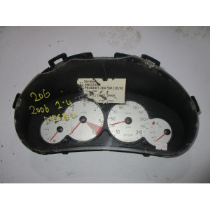 Peugeot 206 Dizel Kilometre Saati Gösterge Paneli 9656696280