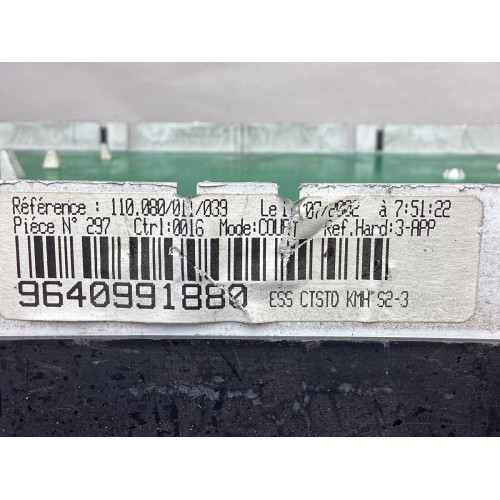 Citroen Saxo Peugeot 106 Gösterge Paneli Kilometre Saati 9640991880 110080011039
