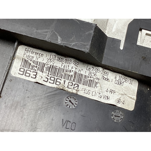 Citroen Saxo Kilometre Saati Gösterge Paneli 9636596180