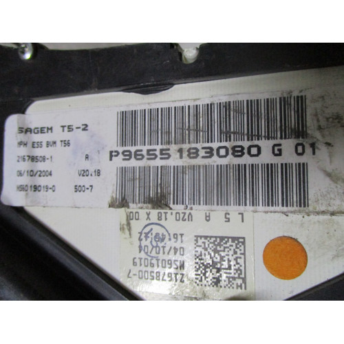Peugeot 307 Benzinli Kilometre Saati Gösterge Paneli P9655183080