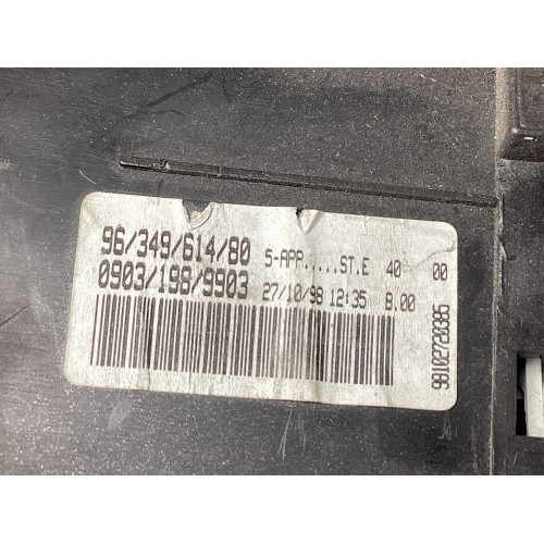 Peugeot 206 Kilometre Saati Gösterge Paneli 9634961480 09031989903 Çift Soket