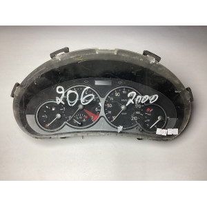 Peugeot 206 Kilometre Saati Gösterge Paneli 9634961480 09031989903 Çift Soket