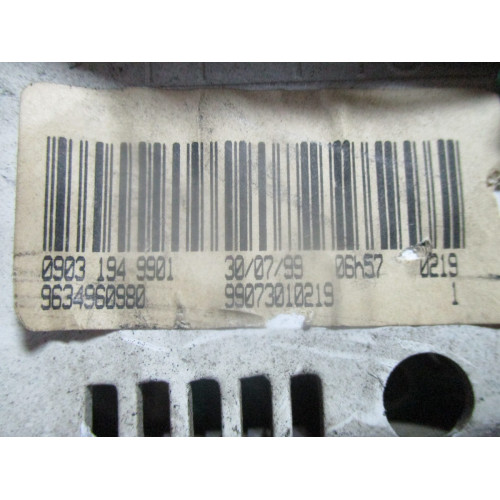 Peugeot 206 Kilometre Saati Gösterge Paneli 09031949901