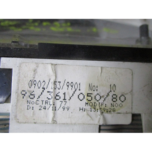Citroen Berlingo Benzinli Kilometre Saati Gösterge Paneli 9636105080 09021539901