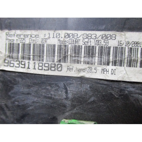 Peugeot 607 Dizel Kilometre Saati Gösterge Paneli 9639118980