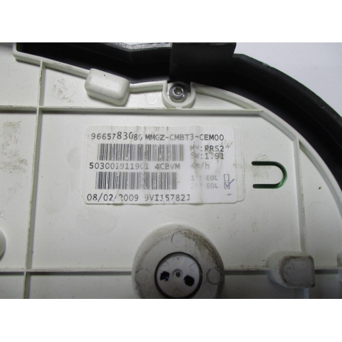 Peugeot 206+ Benzinli Kilometre Saati Gösterge Paneli 9665783080