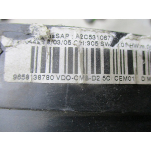Peugeot 407 Dizel Kilometre Saati Gösterge Paneli 9658138780