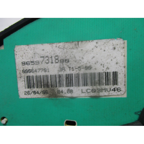 Peugeot 206 Benzinli Kilometre Saati Gösterge Paneli 9648838880