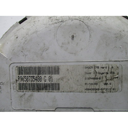 Citroen C2 C3 Benzinli Kilometre Saati Gösterge Paneli P9650735480G