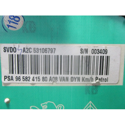 Peugeot 1007 Kilometre Saati Gösterge Paneli A2C53106797