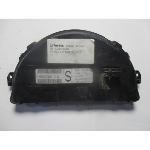 Citroen C2 C3 Benzinli Kilometre Saati Gösterge Paneli P9660225780D