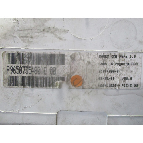 Peugeot Citroen C3 C2 Kilometre Saati Gösterge Paneli P9650735480