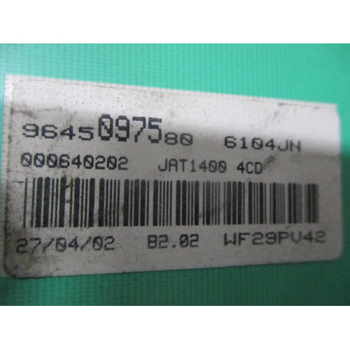 Peugeot 206 Dizel Kilometre Saati Gösterge Paneli 9645097580