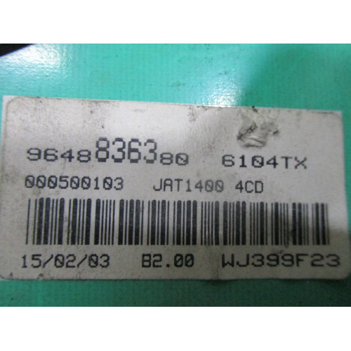 Peugeot 206 Partner Citroen Berlingo Dizel Kilometre Saati Gösterge Paneli 9648836380