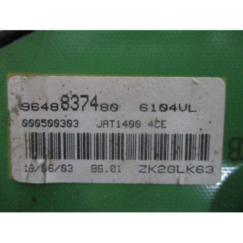 Peugeot Partner Citroen Berlingo Benzinli Kilometre Saati Gösterge Paneli 9648837480