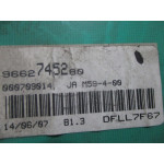 Peugeot Partner Citroen Berlingo Benzinli Kilometre Saati Gösterge Paneli 9662745280