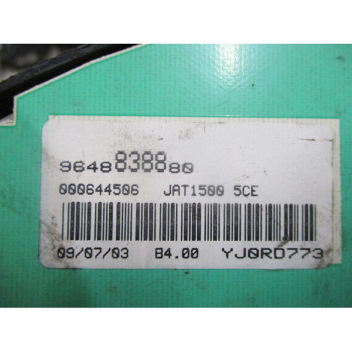 Peugeot 206 Benzinli Kilometre Saati Gösterge Paneli 9648838880