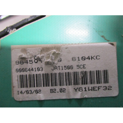 Peugeot 206 Benzinli Kilometre Saati Gösterge Paneli 9645847680