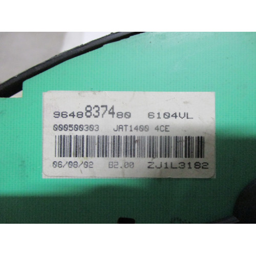 Peugeot Partner Citroen Berlingo Benzinli Kilometre Saati Gösterge Paneli 9648837480