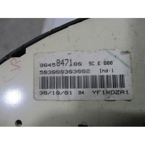 Peugeot 206 Benzinli Kilometre Saati Gösterge Paneli 9645847180