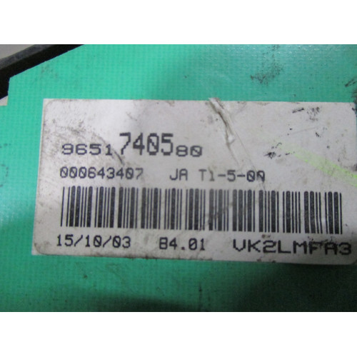 Peugeot 206 Benzinli Kilometre Saati Gösterge Paneli 9651740580