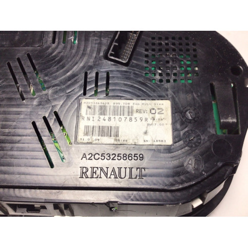 Renault Megane 3 Kilometre Saati Gösterge Paneli A2C53258659 248100053R