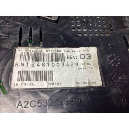 Renault Fluence Megane 3 Kilometre Saati Gösterge Paneli RNI248100342R A2C53363614
