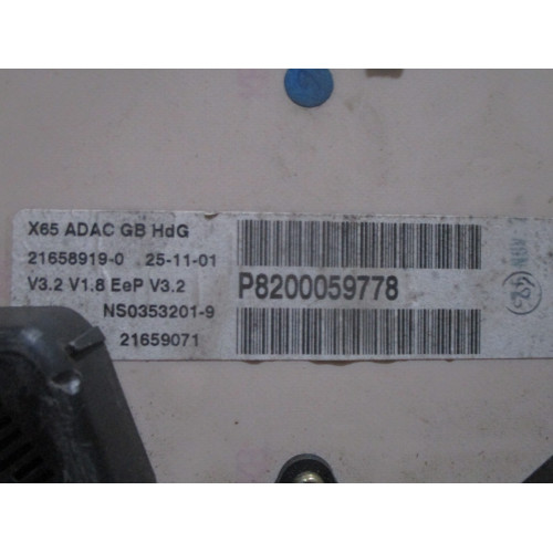 Renault Clio 2 Benzinli Kilometre Saati Gösterge Paneli P8200059778