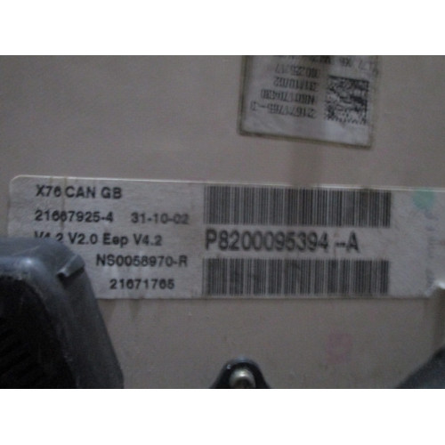 Renault Kangoo Benzinli Kilometre Saati Gösterge Paneli P8200095394-A
