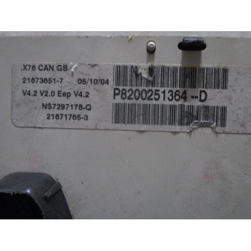 Renault Kangoo Nissan Kubistar Benzinli Kilometre Saati Gösterge Paneli P8200251364-D
