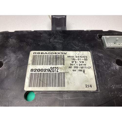 Renault Megane 2 Otomatik Kilometre Saati Gösterge Paneli 8200292072 2RPF-14B115-CH
