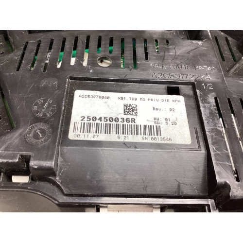 Renault Laguna 3 Gösterge Paneli Kilometre Saati A2C53278040 250450036R