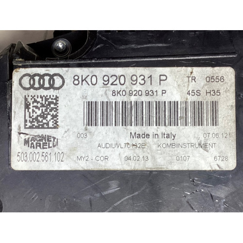 Audi A4 Kilometre Saati Gösterge Paneli 8K0920931P