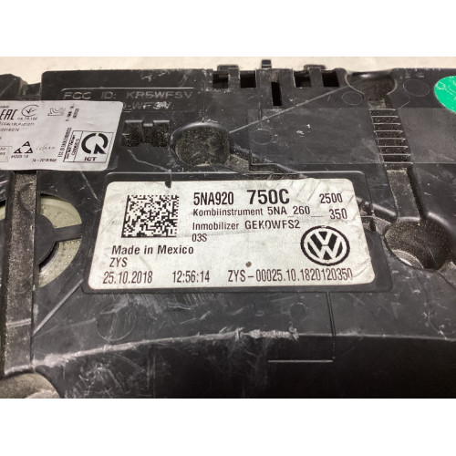 Volkswagen Tiguan Kilometre Saati Gösterge Paneli 5NA920750C