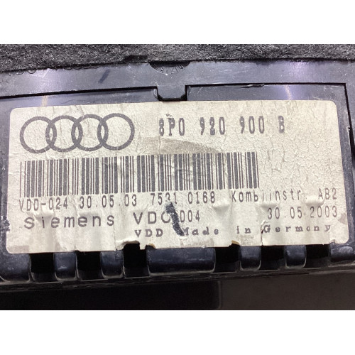 Audi A3 Dizel Kilometre Saati Gösterge Paneli 8P0920900B