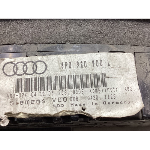 Audi A3 Dizel Kilometre Saati Gösterge Paneli 8P0920900L
