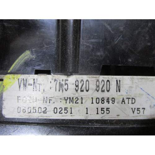 Ford Galaxy Dizel Kilometre Saati Gösterge Paneli 7M5920920N