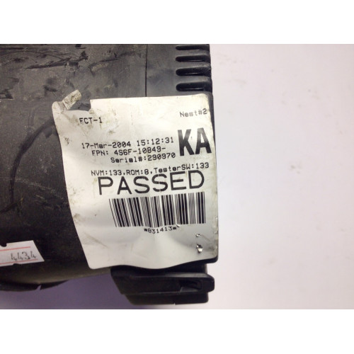 Ford Fusion Dizel Fiesta Kilometre Saati Gösterge Paneli 4S6F10849KA