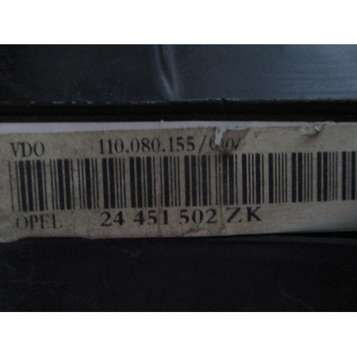 Opel Astra G Dizel Kilometre Saati Gösterge Paneli 24451502ZK