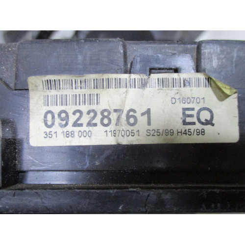 Opel Zafira A Benzinli Kilometre Saati Gösterge Paneli 09228761EQ