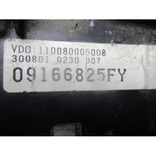 Opel Corsa C Benzinli Kilometre Saati Gösterge Paneli 09166825FY