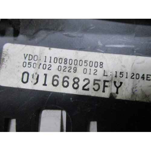 Opel Corsa C Benzinli Kilometre Saati Gösterge Paneli 09166825FY