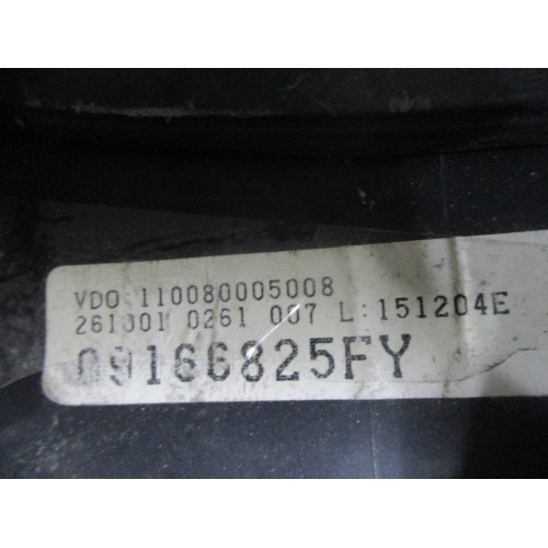 Opel Corsa C Benzinli Kilometre Saati Gösterge Paneli 09166825FY