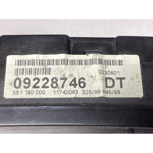 Opel Astra G Benzinli Kilometre Saati Gösterge Pnaeli 09228746 351180000