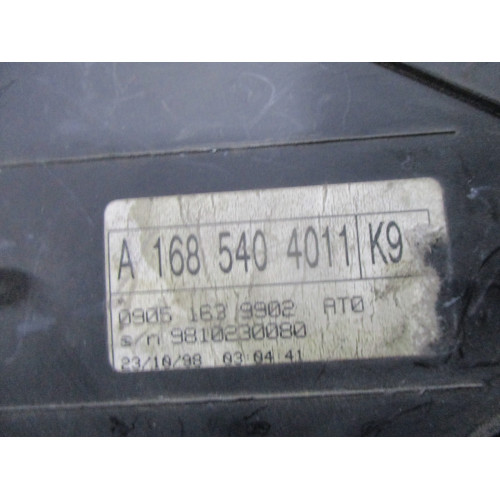  Mercedes W168 Dizel Kilometre Saati Gösterge Paneli A 168 540 4011