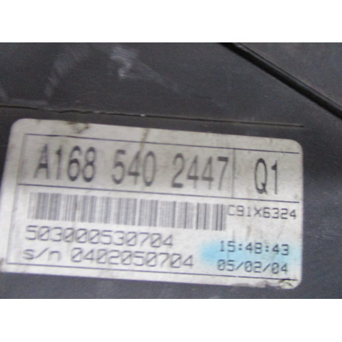Mercedes W168 Dizel Kilometre Saati Gösterge Paneli A 168 540 2447