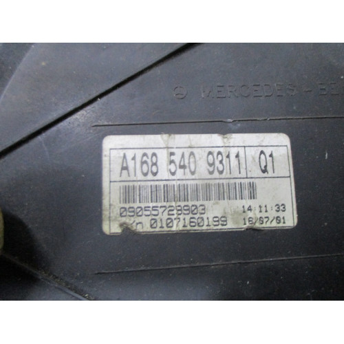 Mercedes W168 Dizel Kilometre Saati Gösterge Paneli A 168 540 9311