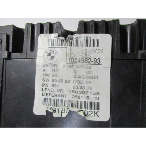 BMW 1 E87 E81 Dizel Kilometre Saati Gösterge Paneli 1024982-93