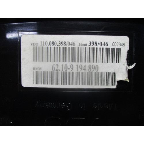 Bmw E60 5 Serisi Kilometre Saati Gösterge Paneli 62.10-9194890 110.080.398/046