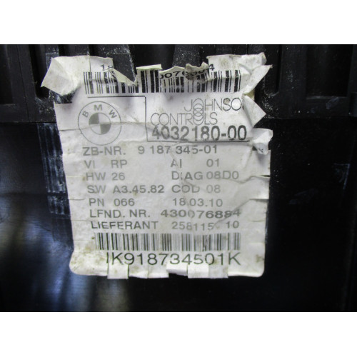 Bmw E90 3 Serisi Kilometre Saati Gösterge Paneli 9187345-01 4032180-00